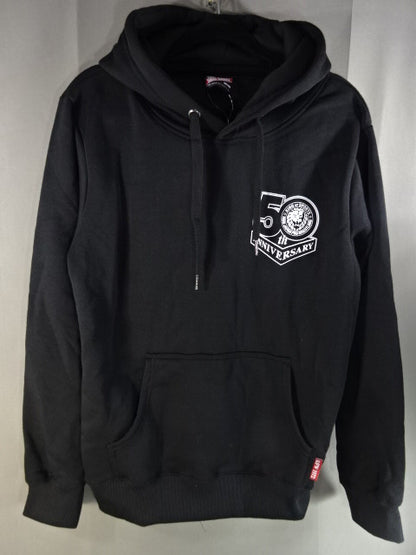 New Japan Pro Wrestling × Shimamura Pullover Hoodie  (2) (50th Anniversary/Black)