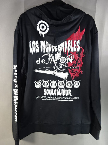 L.I.×J. Soul Calibur Hooded Dry Jersey (1) (Black× White)