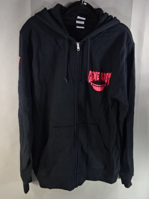 Yota Tsuji  Zip hoodie  (1) (Black× Red)