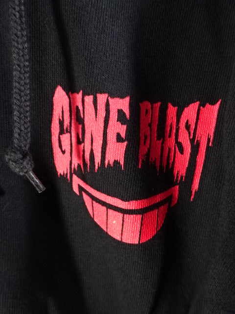 Yota Tsuji  Zip hoodie  (1) (Black× Red)