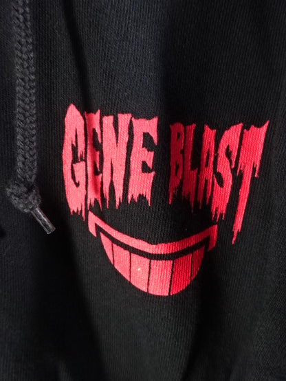 Yota Tsuji  Zip hoodie  (1) (Black× Red)