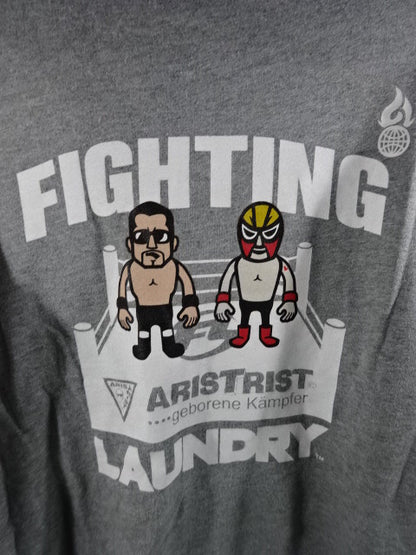 ARISTRIST  AT×FIGHTING LAUNDRY Collaboration Zip hoodie (1) (gray)