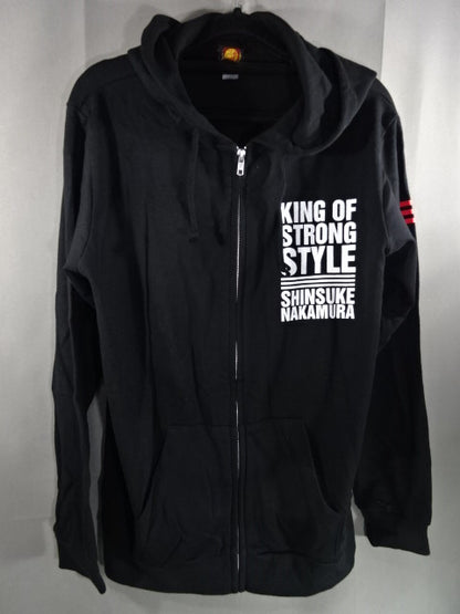 Shinsuke Nakamura  YeaOh!×3 Zip hoodie (1) (black)