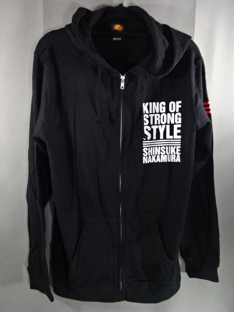 Shinsuke Nakamura  YeaOh!×3 Zip hoodie (1) (black)