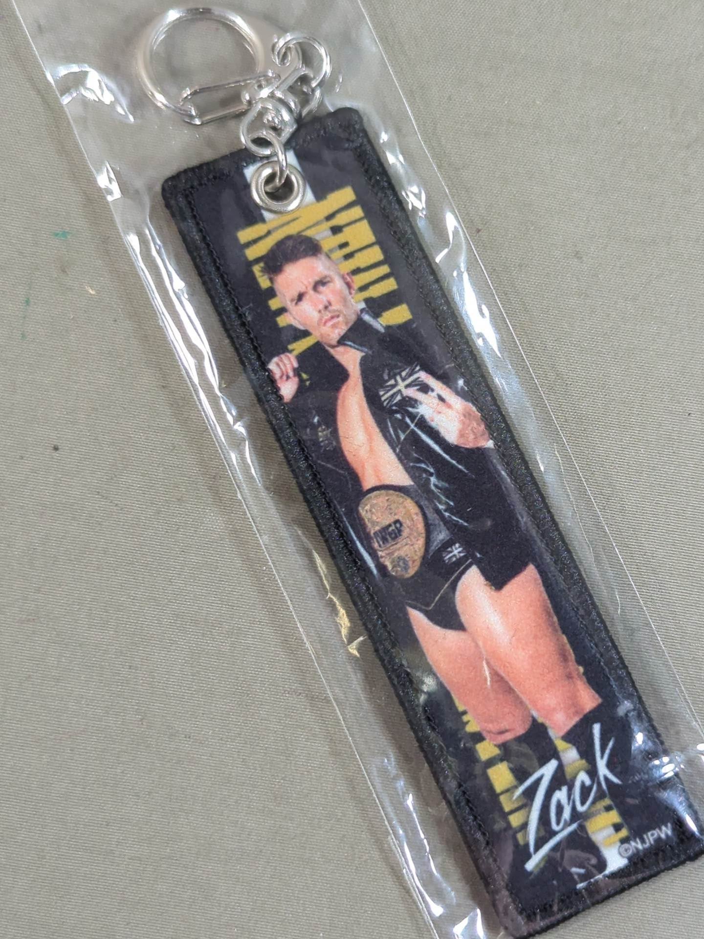 ★ New Japan Pro Wrestling lottery ★ Zack Sabre Jr . Tag Keychain
