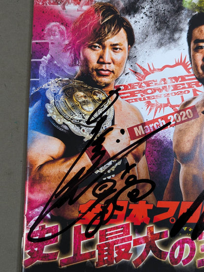 [2 fighters hand signed autograph 】2020 DREAM POWER SERIES