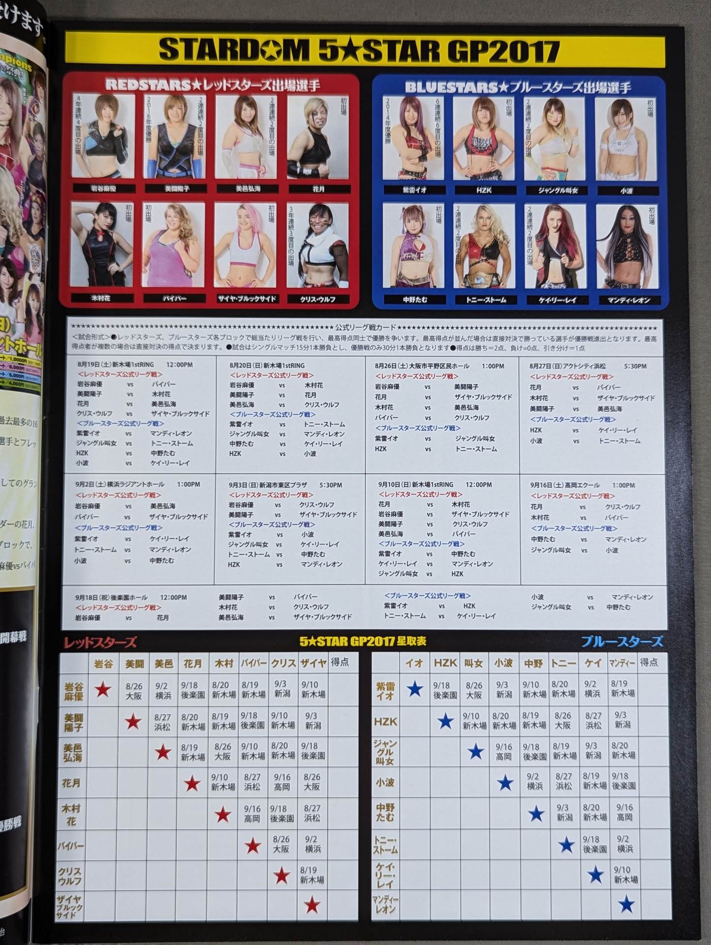 【Mayu Iwatani  hand signed autograph 】STARDOM OFFICIAL GUIDE BOOK Vol.98