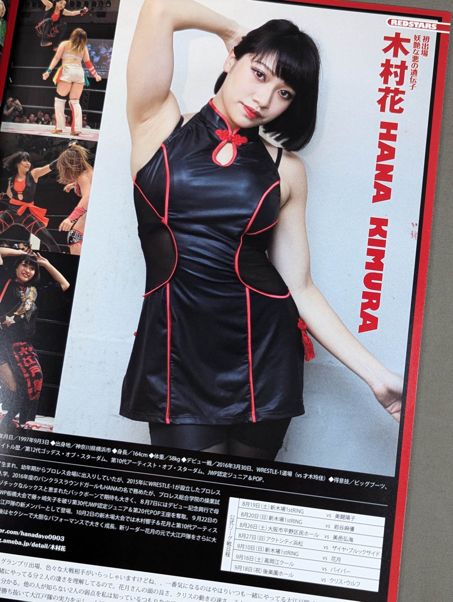 【Mayu Iwatani  hand signed autograph 】STARDOM OFFICIAL GUIDE BOOK Vol.98