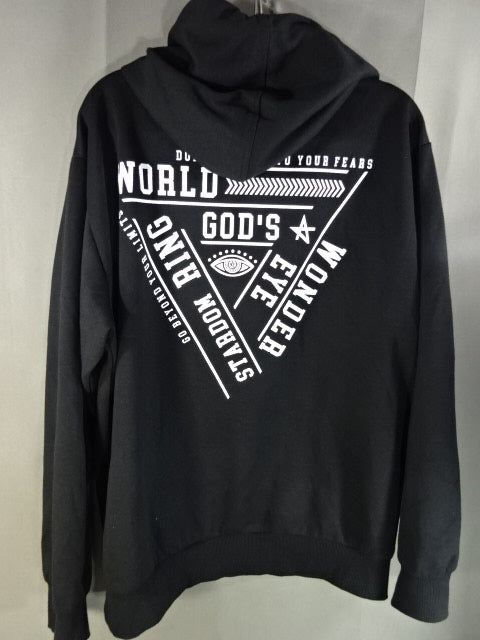 Stardom × Avail God's Eye Pullover hoodie  (Black)
