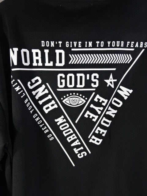 Stardom × Avail God's Eye Pullover hoodie  (Black)