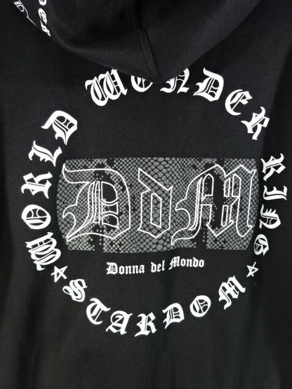 Stardom × Avail Donna del Mondo Pullover hoodie  (Black)