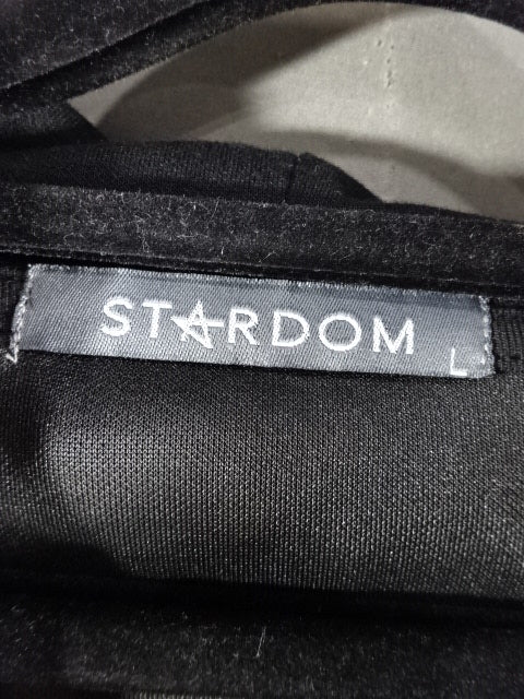 Stardom × Avail Donna del Mondo Pullover hoodie  (Black)