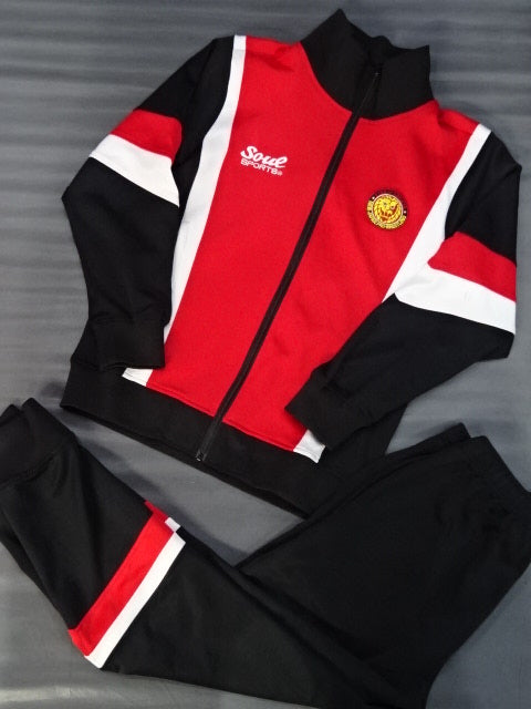 New Japan Pro Wrestling ×SOUL Setup Jersey (4) (50th Anniversary/Red× Black)