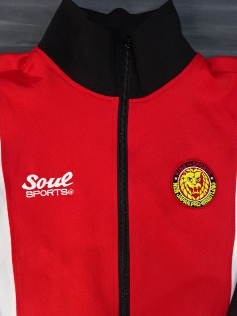New Japan Pro Wrestling ×SOUL Setup Jersey (4) (50th Anniversary/Red× Black)
