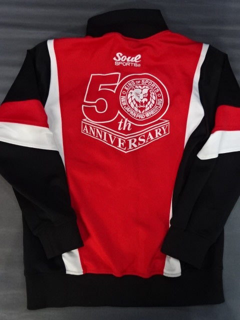 New Japan Pro Wrestling ×SOUL Setup Jersey (4) (50th Anniversary/Red× Black)