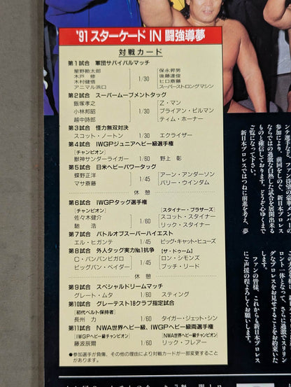 ★ Fujinami vs Flair NWA 91 ★ Starcade in Fighting Dream