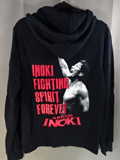 Antonio Inoki  BURNING FIGHTING SPIRIT Zip hoodie 