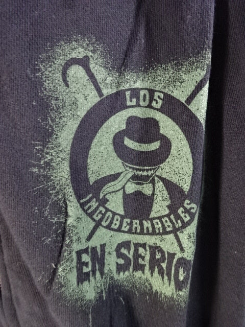 BUSHI ×L.I.J EN SERIO Zip hoodie (2)(Black)