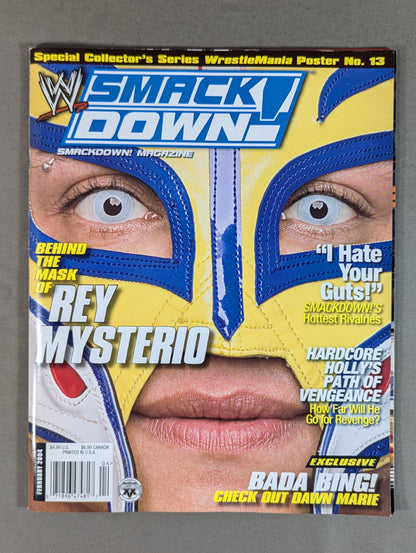 SMACK DOWN MAGAZINE February 2004 issue