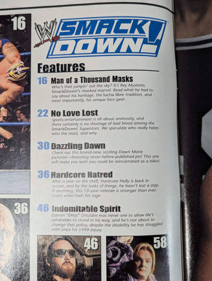 SMACK DOWN MAGAZINE February 2004 issue