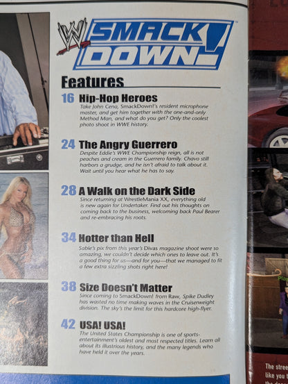 SMACK DOWN MAGAZINE 2004年6月号