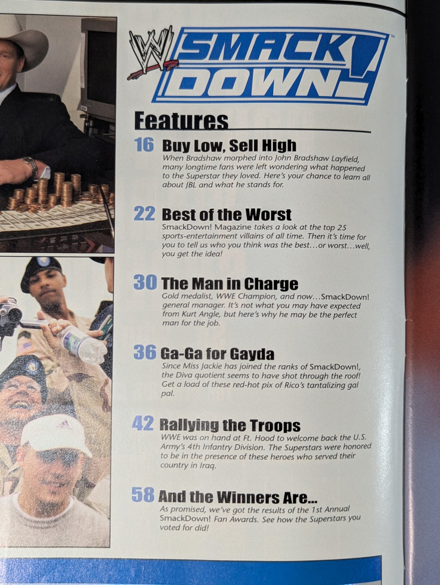 SMACK DOWN MAGAZINE July 2004 issue