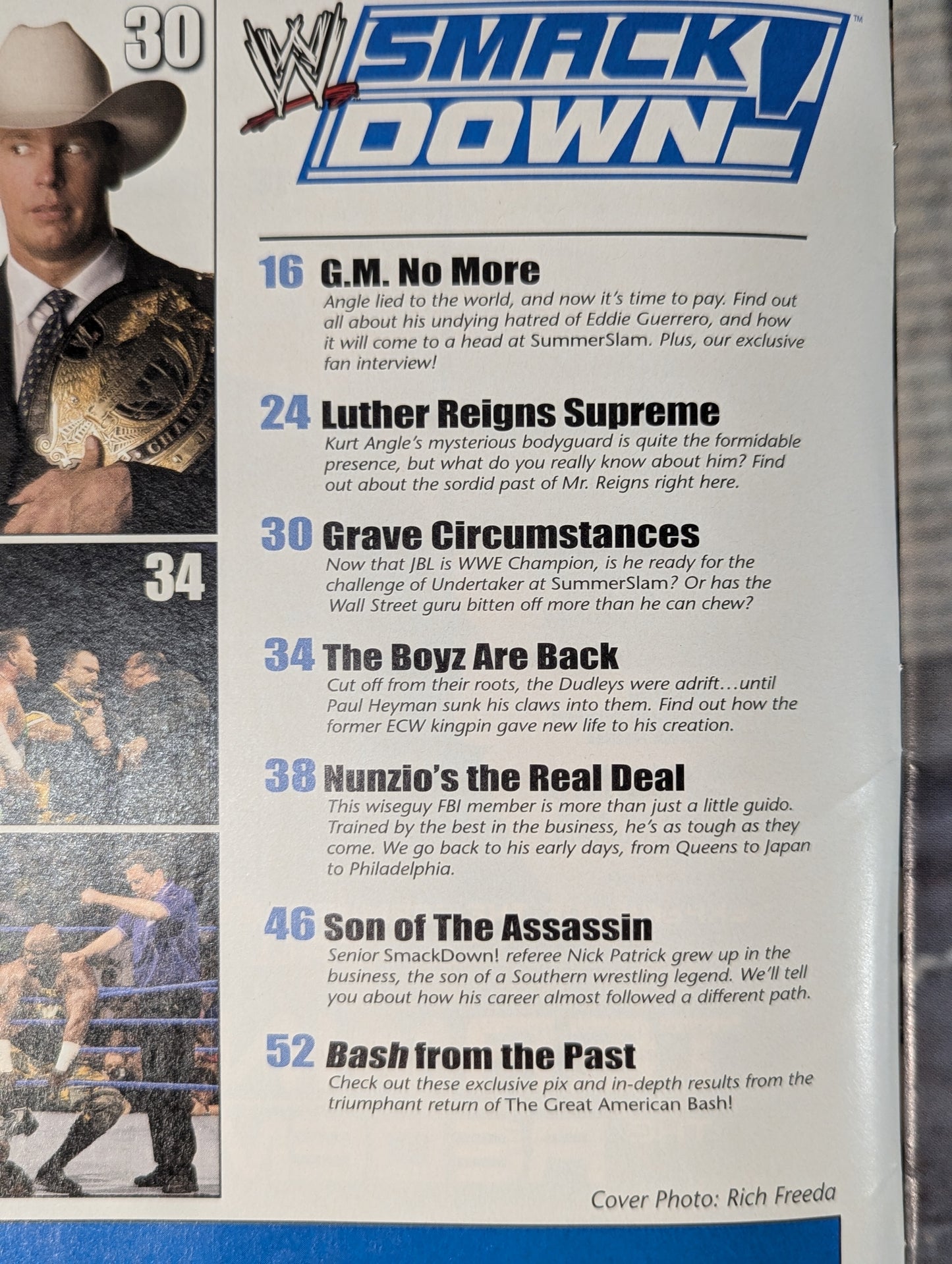 SMACK DOWN MAGAZINE September 2004 issue