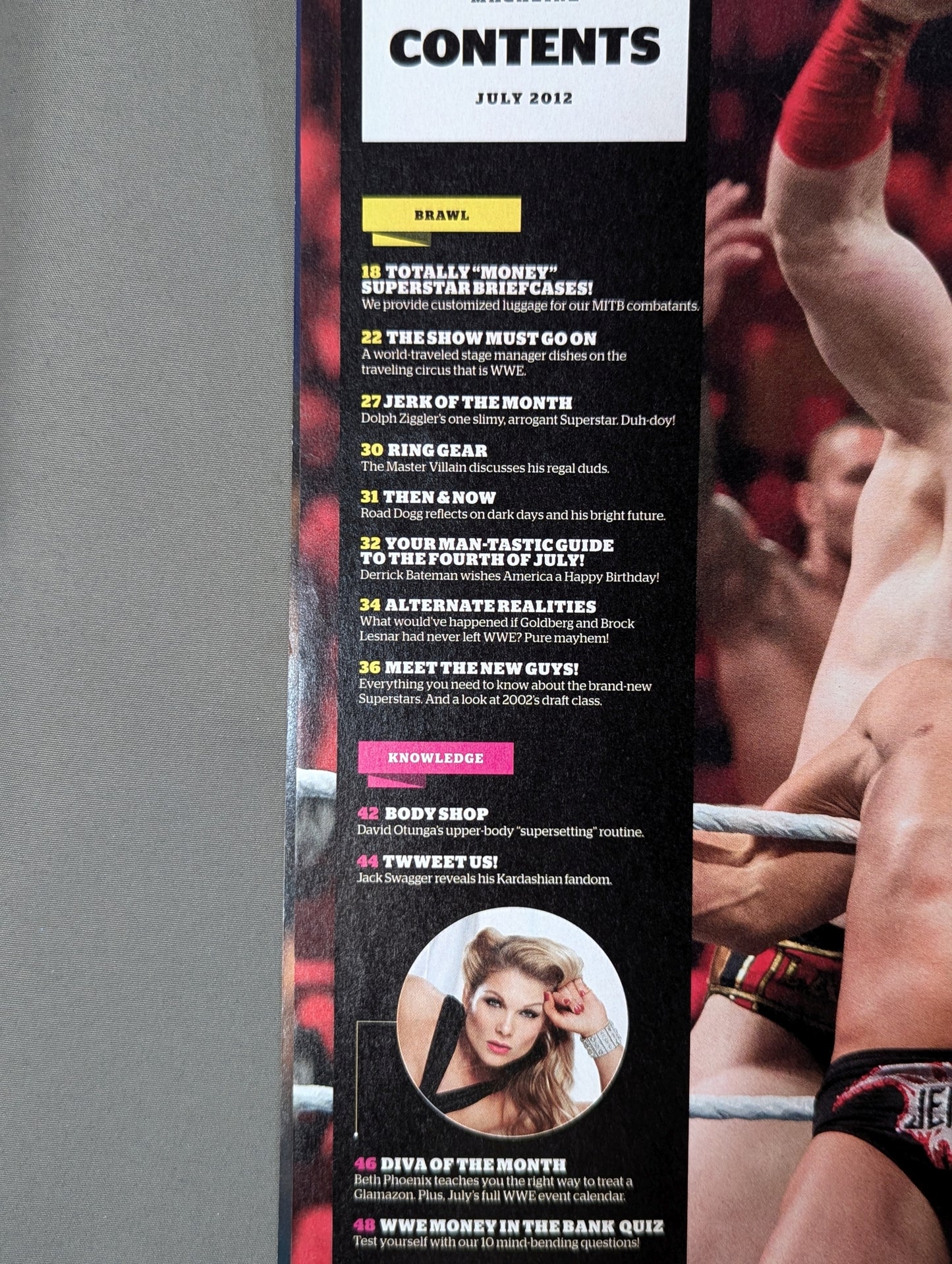 WWE MAGAZINE July 2012