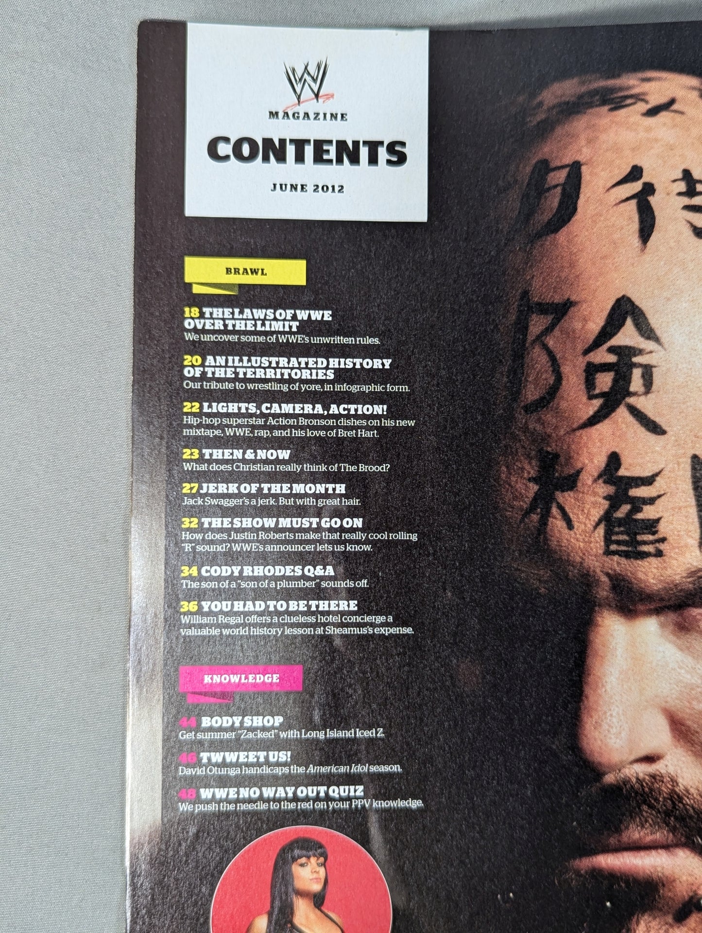 WWE MAGAZINE June 2012 issue