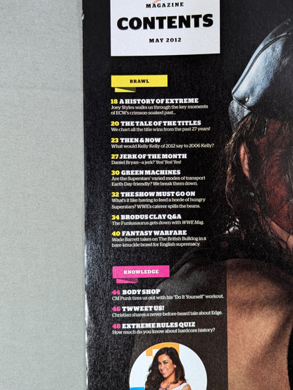 WWE MAGAZINE May 2012