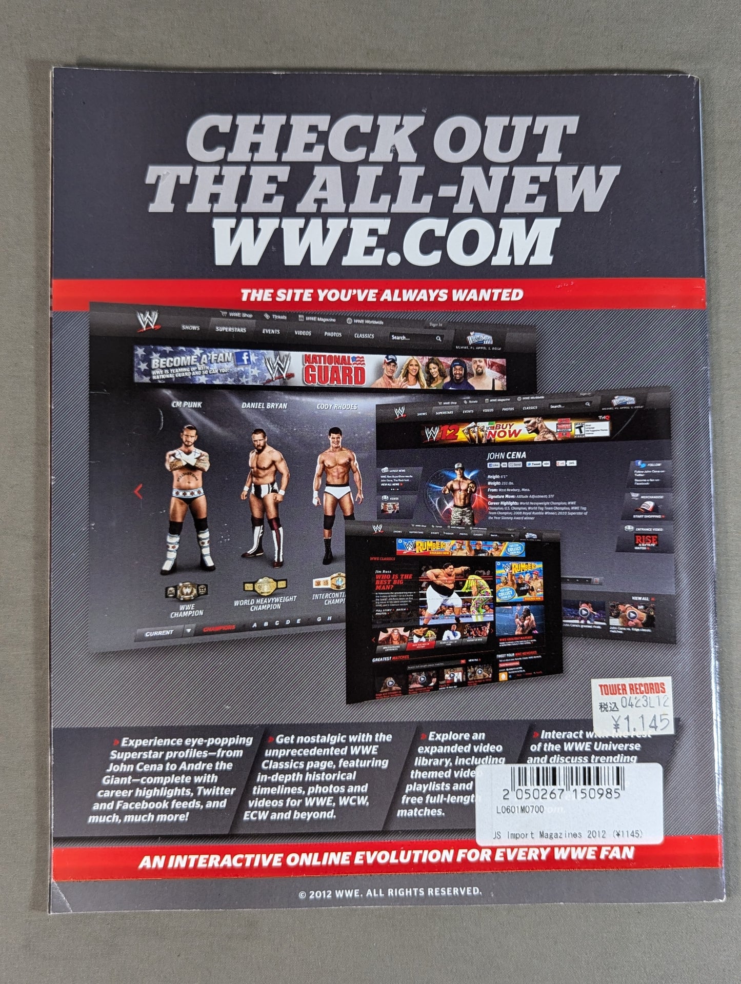 WWE MAGAZINE May 2012