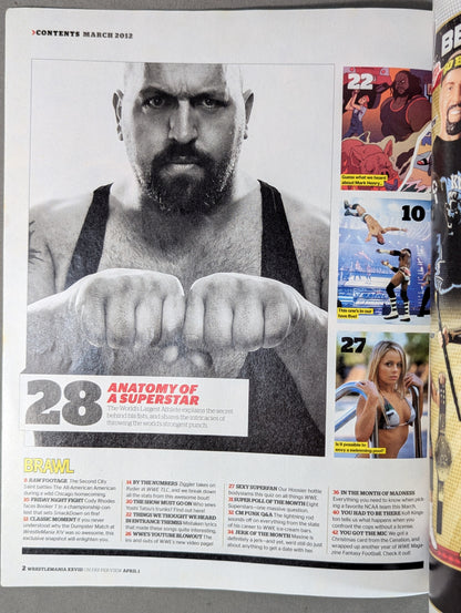 WWE MAGAZINE March 2012 issue