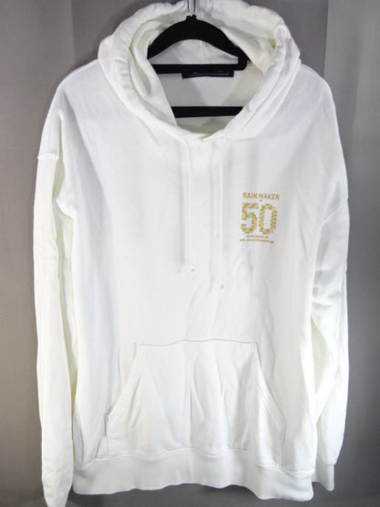 Kazuchika Okada  RAINMAKER IN NEW JAPAN PRO-Wrestling HISTORY HOODIE Pullover Hoodie  (White)