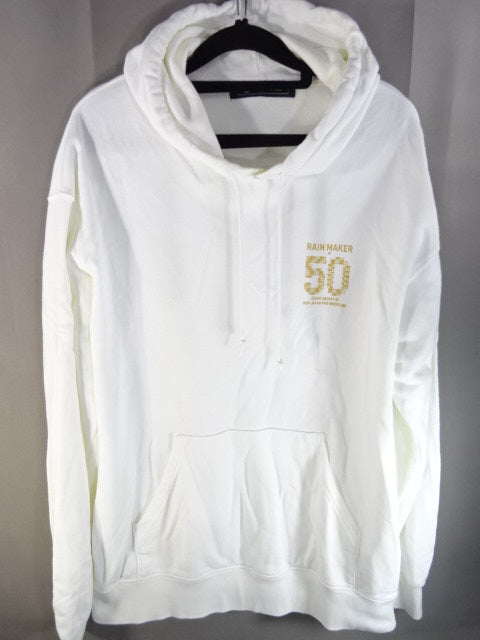 Kazuchika Okada  RAINMAKER IN NEW JAPAN PRO-Wrestling HISTORY HOODIE Pullover Hoodie  (White)