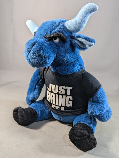 WWF The Rock JUST BRING IT Fierce Bull soft toy