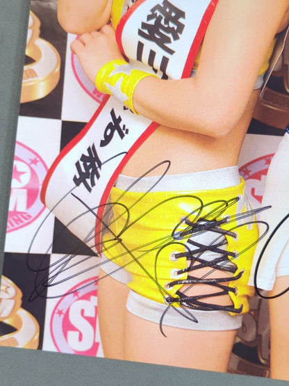 ★BY Cannon ★ Yuzuki Aikawa &Yoko Bito 2 hand signed autographs Pro-Photo  (A-1 )
