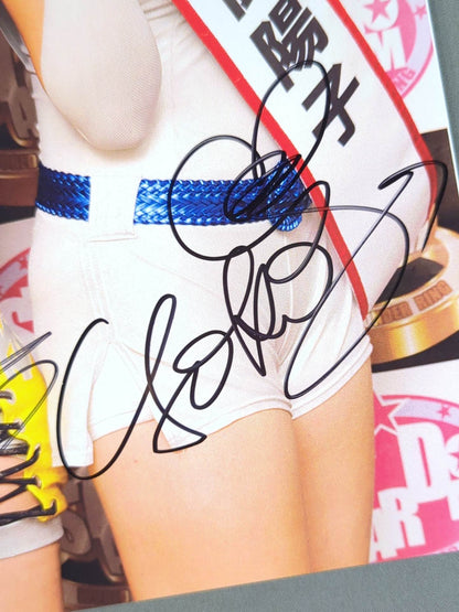 ★BY Cannon ★ Yuzuki Aikawa &Yoko Bito 2 hand signed autographs Pro-Photo  (A-1 )