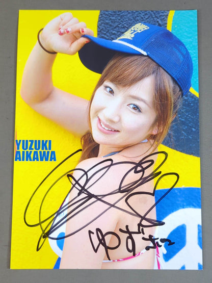 Yuzuki Aikawa  hand signed autograph Pro-Photo (C-3)