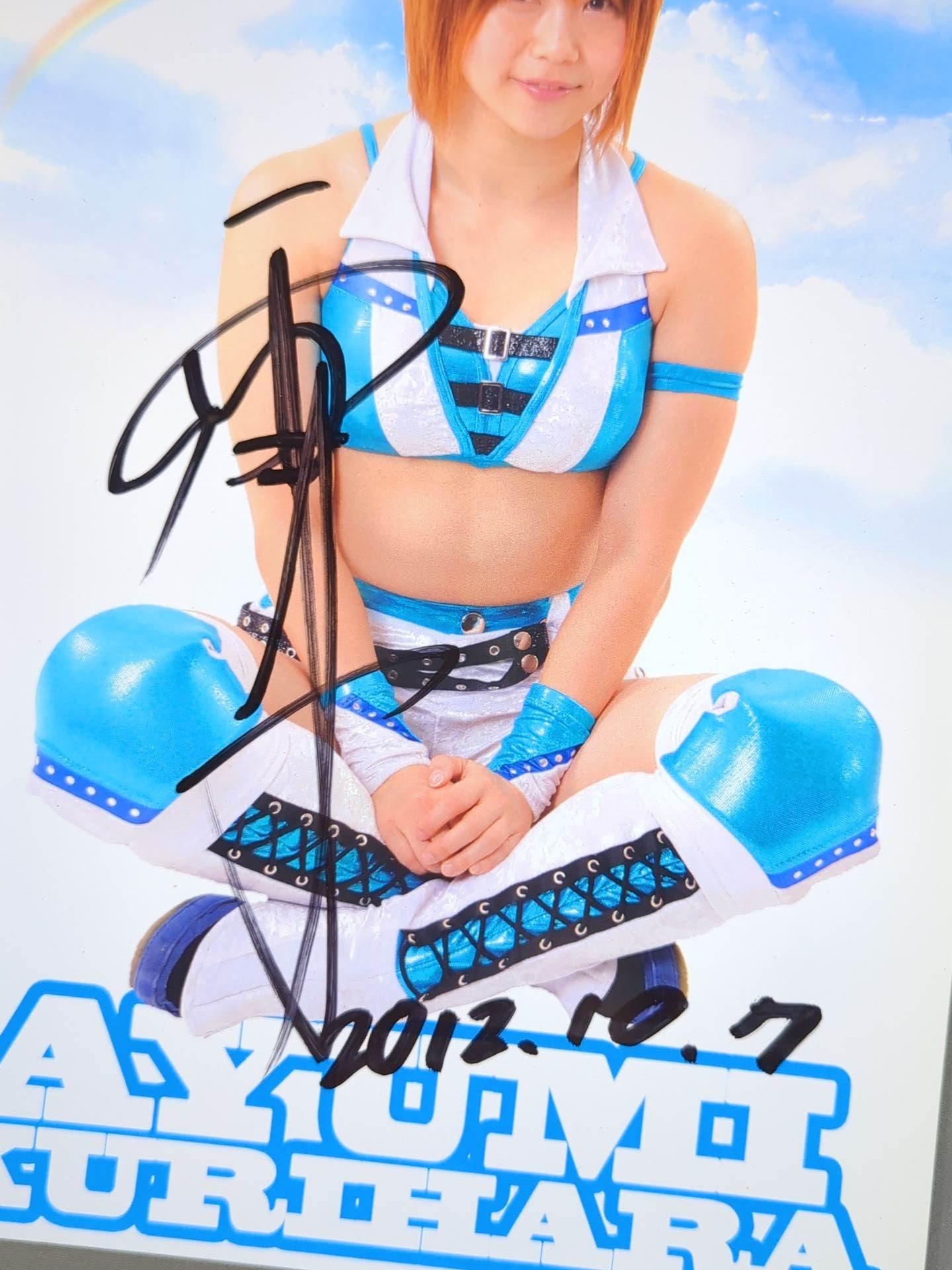 Ayumi Kurihara  hand signed autograph Pro-Photo (A-6)