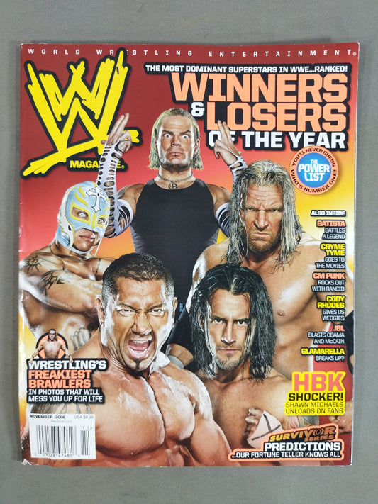 WWE MAGAZINE 2008年11月号