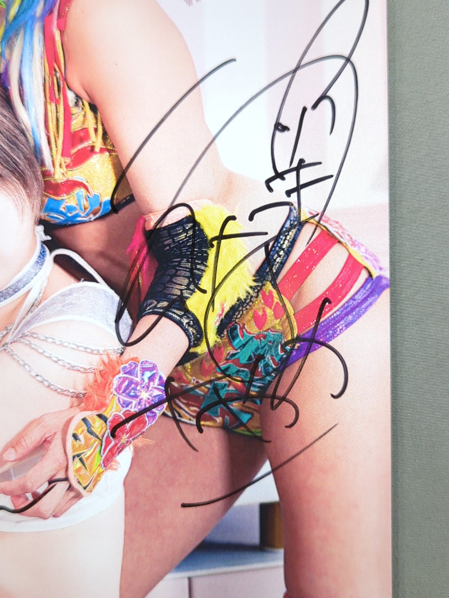 激レア　スターダム　オイモカブキ　安納サオリ＋ウナギサヤカ　Wサインポートレート ☆オイモカブキ☆ 安納サオリ＆ウナギ・サヤカ 直筆Wサイン入り