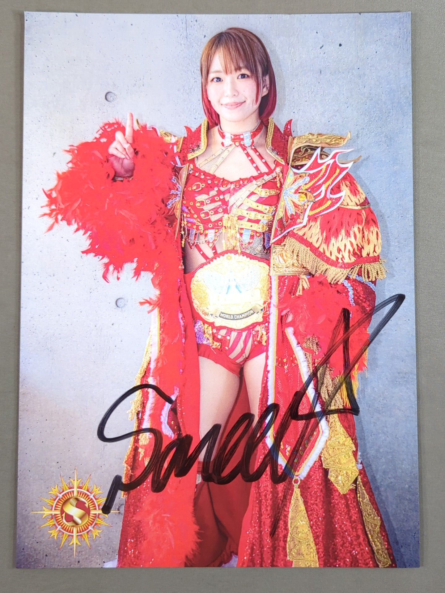 Sareee なつぽい 直筆サイン入り ポートレート A4 Stardom なつぽい 直筆サイン入り スターダムポートレート(L-5) – 闘道館