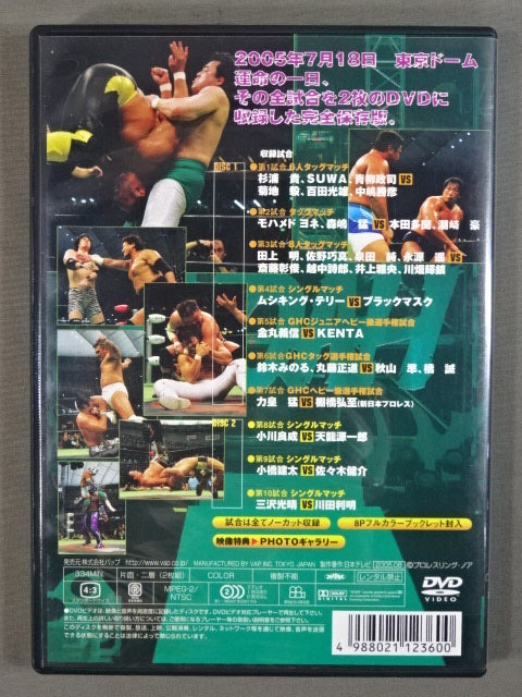 PRO-WRESTLING NOAH DESTINY 2005 【7.18 東京ドーム大会】 – 闘道館