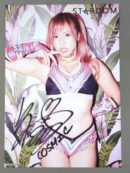 Mina Shirakawa  hand signed autograph  Starda Pro-Photo (H-2)
