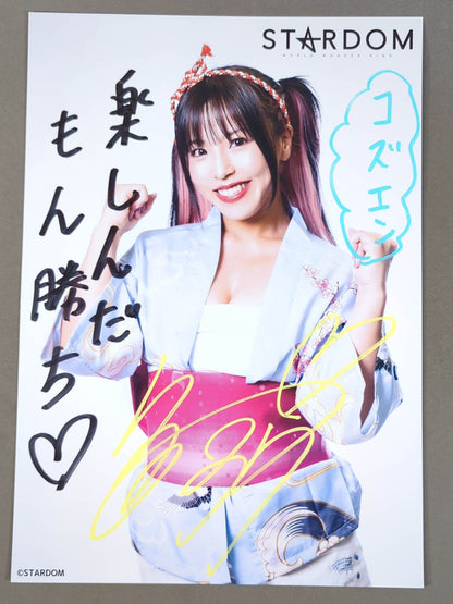Mina Shirakawa  hand signed autograph  Starda Pro-Photo (H-3)