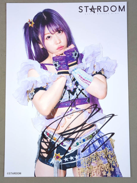 中野たむ 直筆サイン入り スターダムポートレート(C-2)
