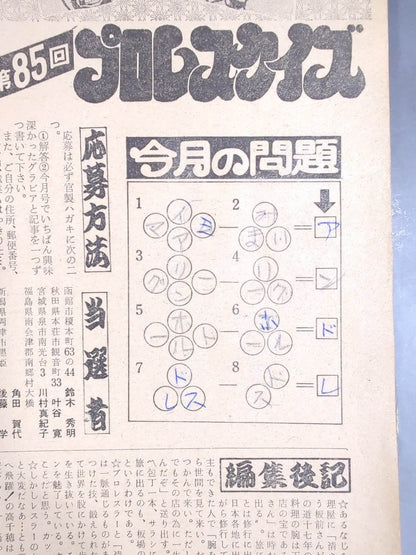 月刊プロレス 1978年7月号