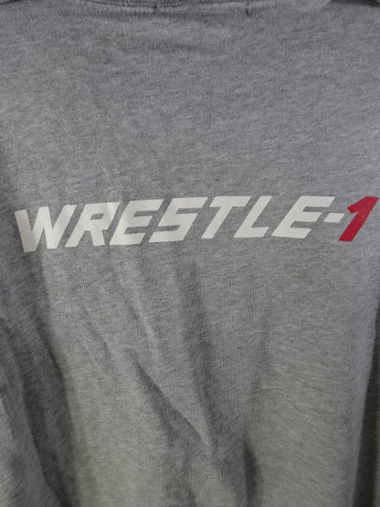 WRESTLE-1×rsc products ジップパーカー①(グレー)