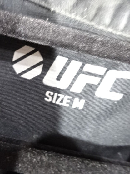 UFC オープンカラーロングスリーブシャツ①(ブラック)