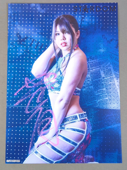 葉月 直筆サイン入り スターダムポートレート(E-4)